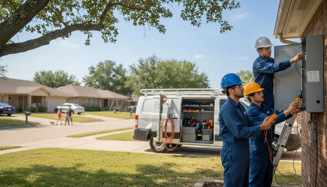 Certified electrician providing emergency electrical services in Sumner, IL